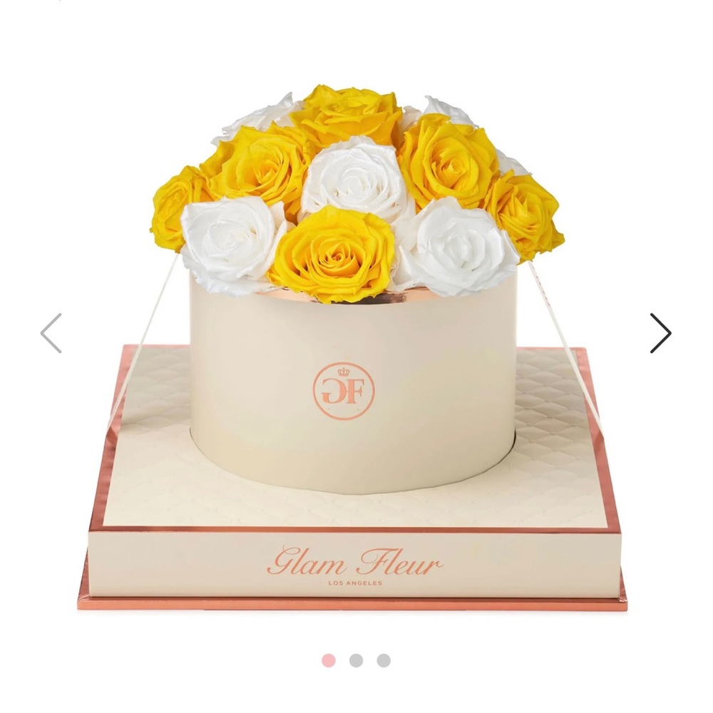 [Glam Fleur] Montage Round Glow White and Yellow